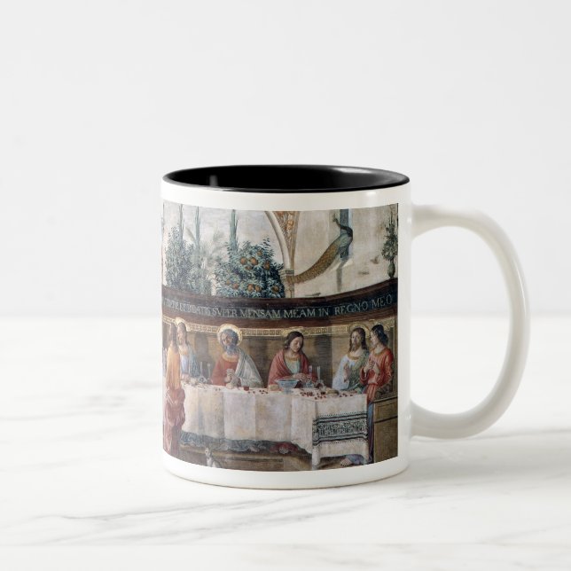 Das letzte Abendessen Zweifarbige Tasse (Rechts)