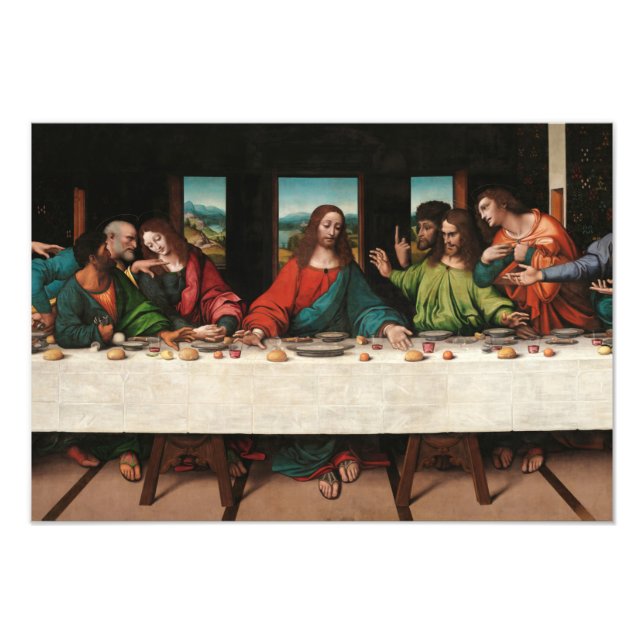 Das letzte Abendmahl, 1515-1520 von Giampietrino Fotodruck (Vorne)