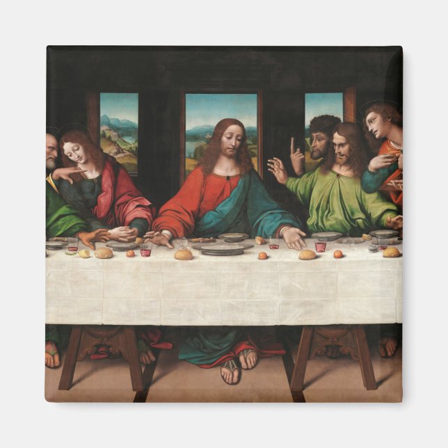 Das letzte Abendmahl, 1515-1520 von Giampietrino Magnet (Vorne)