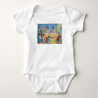 Das letzte Abendmahl: Jesus und die Jünger Baby Strampler