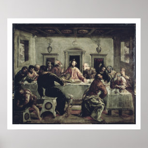 Das letzte Abendmahl (Öl auf Leinwand) 2 Poster
