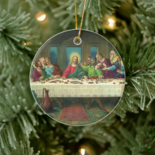 Das letzte Abendmahl stammt ursprünglich von Leona Keramikornament