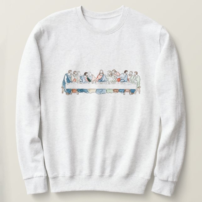 Das letzte Abendmahl  Sweatshirt (Design vorne)