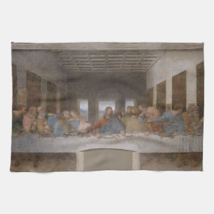 Das letzte Abendmahl von Leonardo da Vinci Geschirrtuch