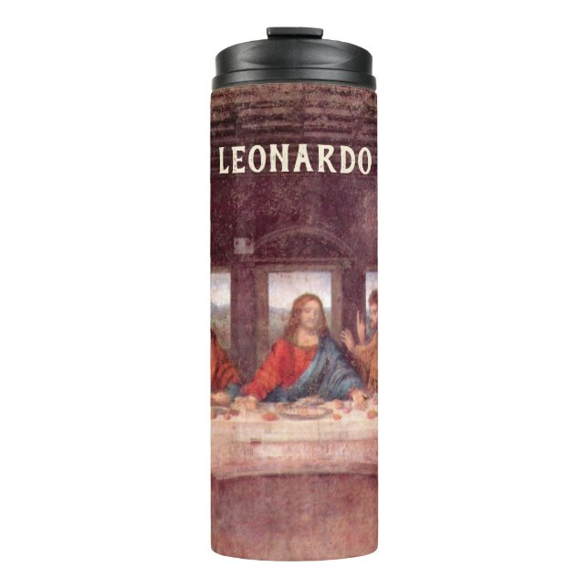 Das letzte Abendmahl von Leonardo da Vinci Thermosbecher (Vorderseite)