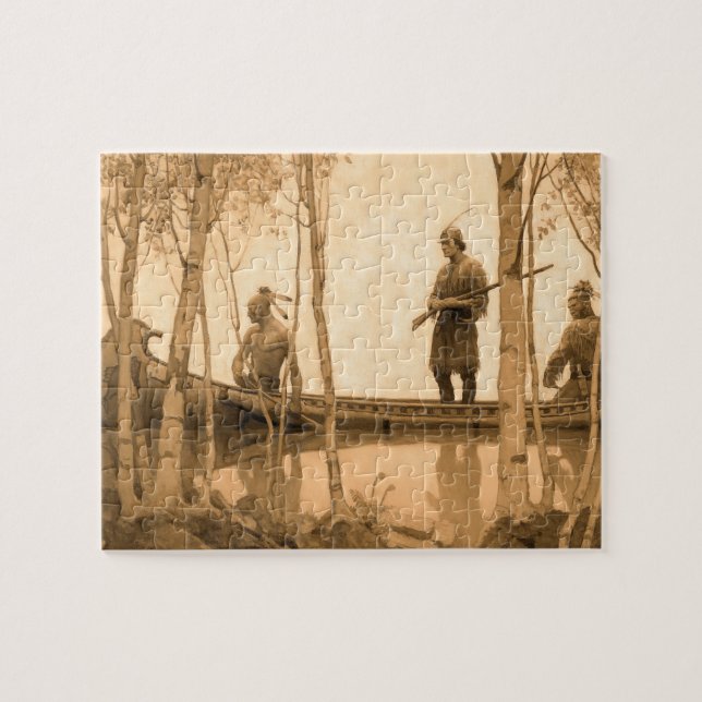 Das Letzte der Mohikaner von Newell Convers Wyeth (Horizontal)