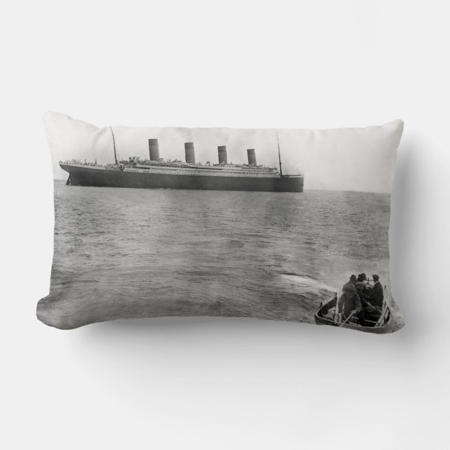 Das letzte Foto der Titanic Lendenkissen (Vorderseite)