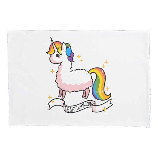 Das letzte Llamacorn Kissenbezug (Vorderseite)