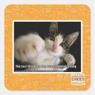 Das Letzte Quadratischer Aufkleber