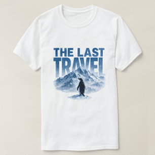Das letzte Reiseabenteuer Pinguin Schneebedeckter T-Shirt
