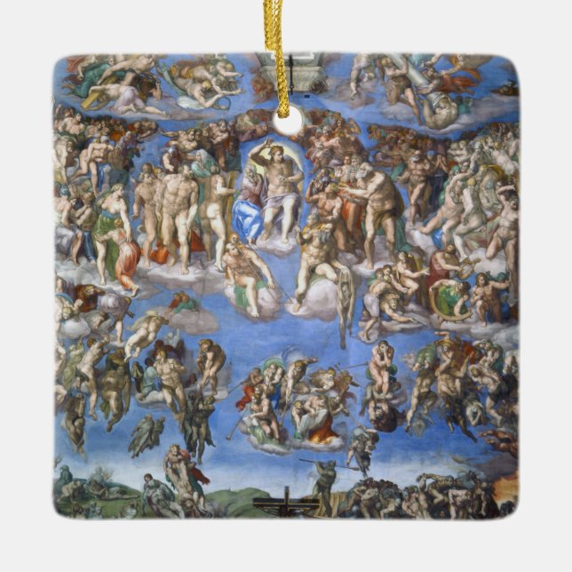 Das letzte Urteil Keramikornament (Vorderseite)