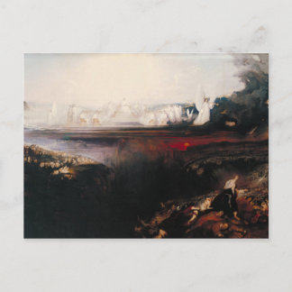 Das letzte Urteil von John Martin Postkarte