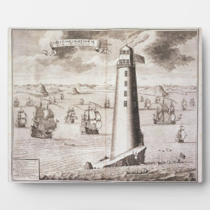 Das Leuchtturm Eddystone, mit Gravur von Hendrick Fotoplatte