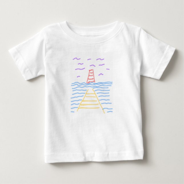 Das Leuchtturm und der T - Shirt Pier (Vorderseite)