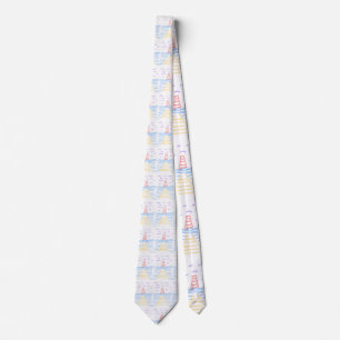 Das Leuchtturm und die Pier Neck Tie Krawatte