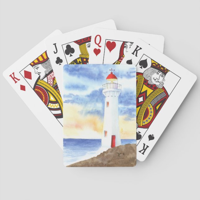 Das Leuchtturmgebirge Spielkarten (Rückseite)