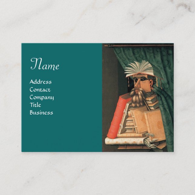 DAS LIBRARISCHE MONOGRAMM VISITENKARTE (Vorderseite)