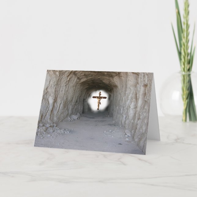 Das Licht am Ende des Tunnels Karte (Vorderseite)