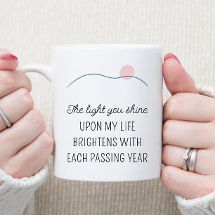 Das Licht, das du scheinst Zitat Alles Gute zum Ge Kaffeetasse