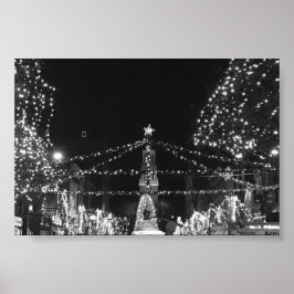 Das Licht der Church Street, Burlington Vermont Poster