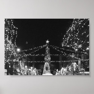 Das Licht der Church Street, Burlington Vermont Poster