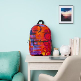 "Das Licht der Erde" Bedruckter Rucksack