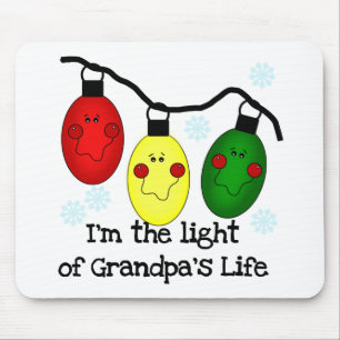 Das Licht der Opa's Life Holiday Tshirts und Gesch Mousepad