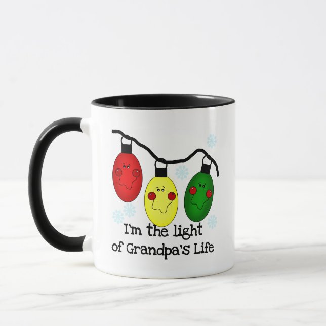 Das Licht der Opa's Life Holiday Tshirts und Gesch Tasse (Links)