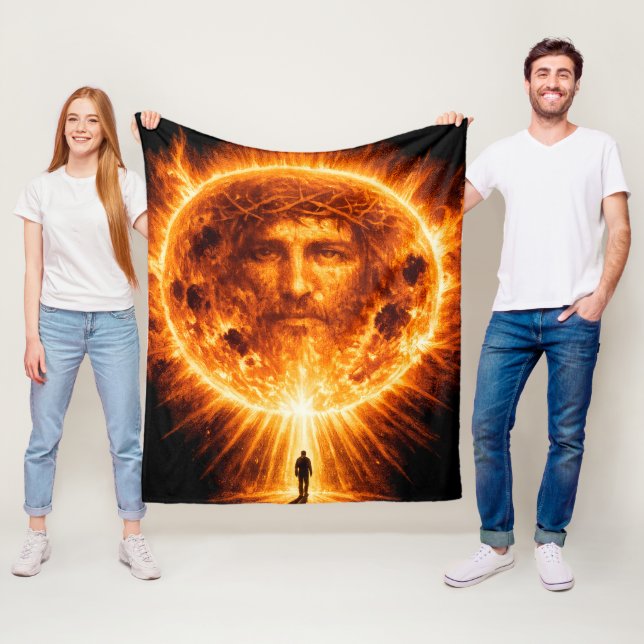 Das Licht. Der Sohn. Fleecedecke (Beispiel)