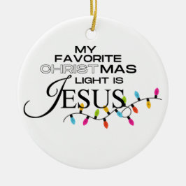 Das Licht der Welt Keramik Ornament