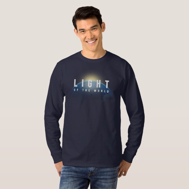 Das Licht der Welt | Männer Langärmel T-Shirt (Vorne ganz)