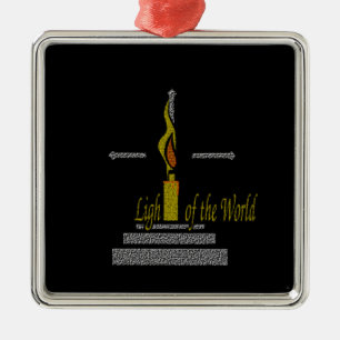 Das Licht der Welt Ornament Aus Metall