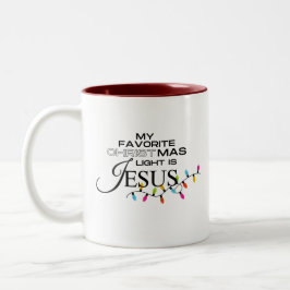 Das Licht der Welt Zweifarbige Tasse