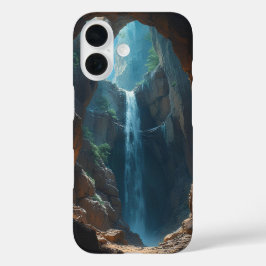 Das Licht des verborgenen Wasserfalls iPhone 16 Hülle