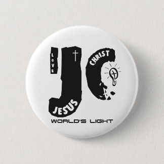 Das Licht Jesus-Welt Button