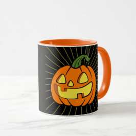 Das Licht strahlt in der Dunkelheit Jack-o-Laterne Tasse