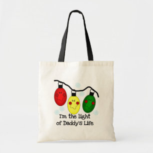 Das Licht von Daddys Leben - Tshirts und Geschenke Tragetasche