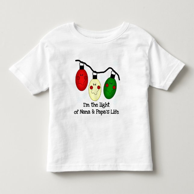 Das Licht von Nana und Papa's Lebensdingen und Ges Kleinkind T-shirt (Vorderseite)
