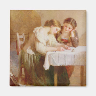 Das Liebe Schreiben von 1871 Magnet