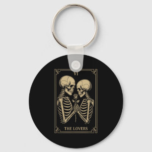 Das liebenswerte Tarot Skeleton hat gotische Roman Schlüsselanhänger