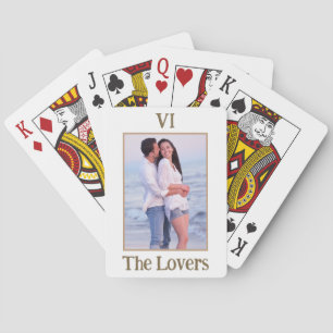 Das Lieblings Tarot Mockup Coupel Name und Foto Spielkarten