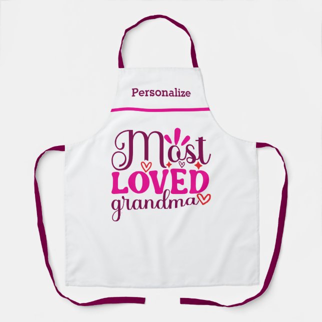 Das liebste Grandma-Geschenk für Großküche Schürze (Vorderseite)
