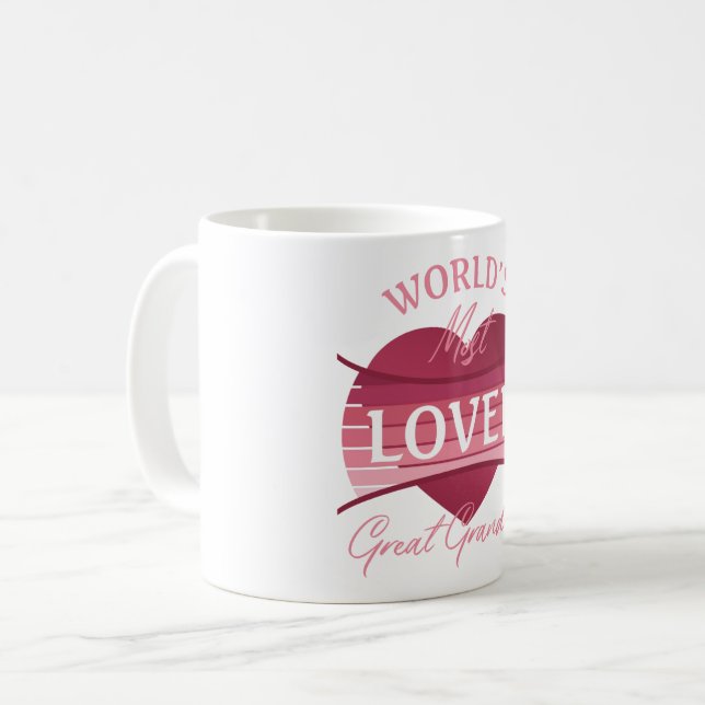 Das liebste Großma der Welt Kaffeetasse (Vorderseite Links)