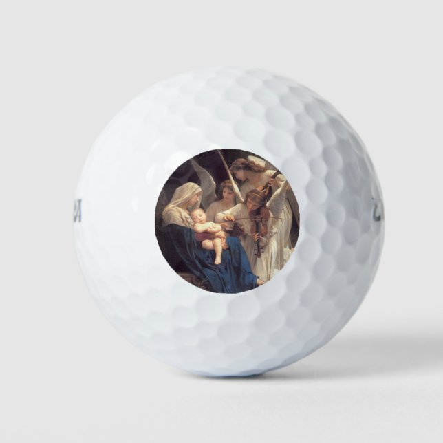 Das Lied der Engel (Vintage Kunst) Golfball (Vorderseite)