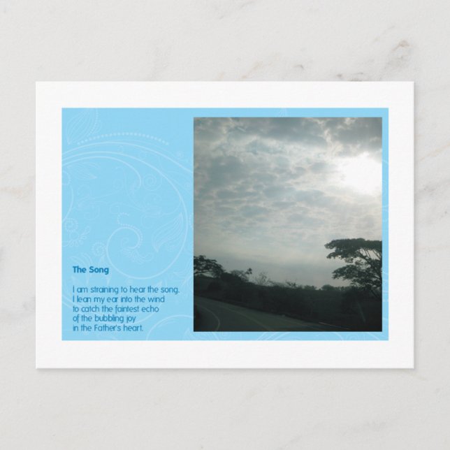 Das Lied Postkarte (Vorderseite)