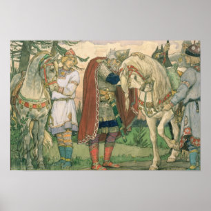 Das Lied von Prinzen Oleg, 1899 Poster