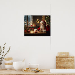 Das Lifelike-Portrait des Weihnachtsmanns: Die wah Poster