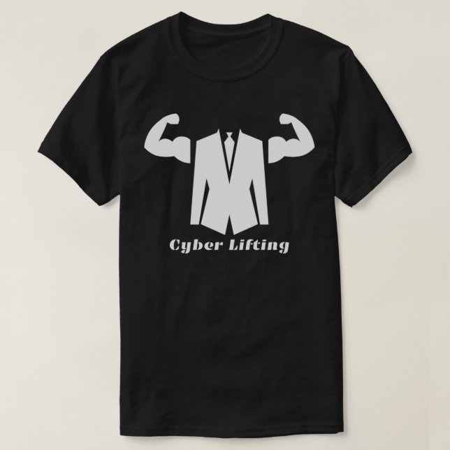 Das Lifting von Cyber Security Hacker Expert Compu T-Shirt (Design vorne)