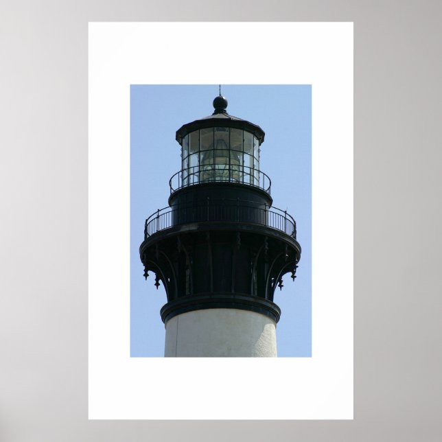 Das Lighthouse-Zimmer der Bodie Island Lighthouse. Poster (Vorne)