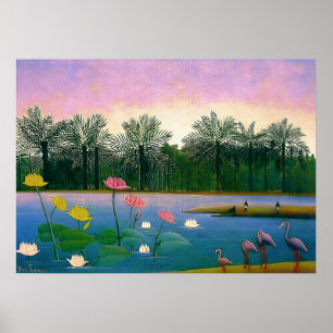 Das Lila Poster von Henri Rousseau
